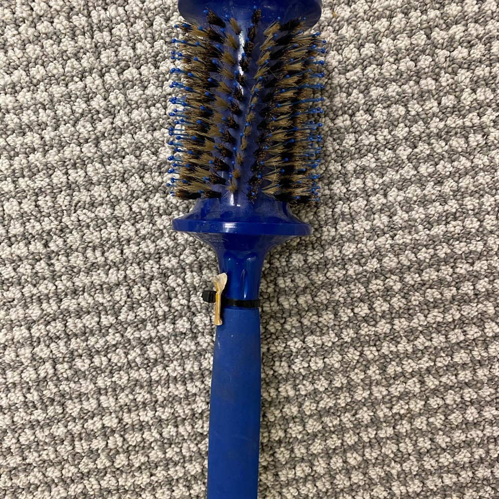 Hotheads Blue Round Hair Brush with Bristles
